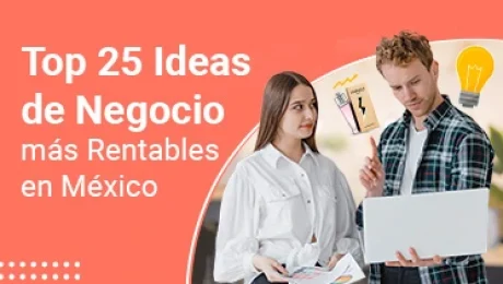 Jóvenes investigando en un ordenador las ideas de negocios más rentables para emprender en México